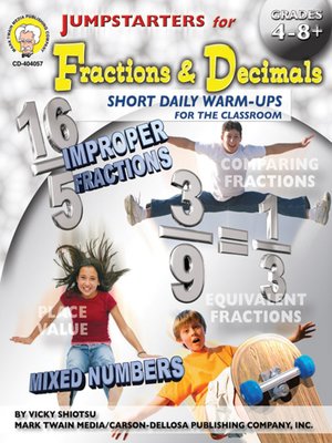 cover image of Jumpstarters for Fractions & Decimals